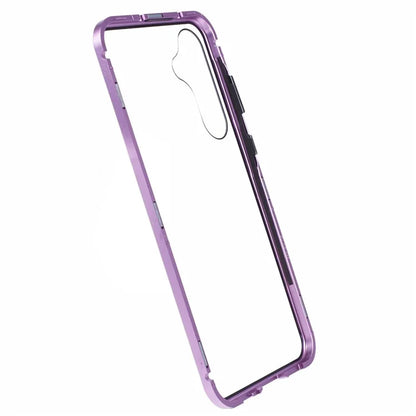 For Samsung Galaxy A15 5G Case Double Sided HD Tempered Glass Phone Shell Magnetic Full Protection Phone Cover