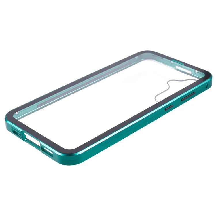 For Samsung Galaxy A15 5G Case Double Sided HD Tempered Glass Phone Shell Magnetic Full Protection Phone Cover