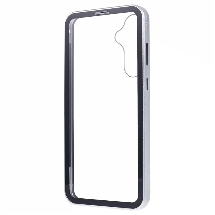 For Samsung Galaxy A15 5G Case Double Sided HD Tempered Glass Phone Shell Magnetic Full Protection Phone Cover