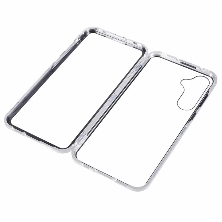 For Samsung Galaxy A15 5G Case Double Sided HD Tempered Glass Phone Shell Magnetic Full Protection Phone Cover