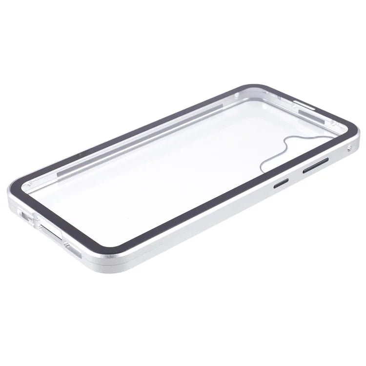 For Samsung Galaxy A15 5G Case Double Sided HD Tempered Glass Phone Shell Magnetic Full Protection Phone Cover