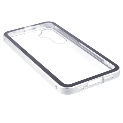 For Samsung Galaxy A15 5G Case Double Sided HD Tempered Glass Phone Shell Magnetic Full Protection Phone Cover