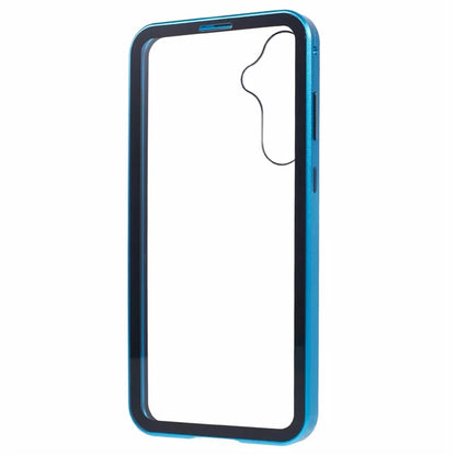 For Samsung Galaxy A15 5G Case Double Sided HD Tempered Glass Phone Shell Magnetic Full Protection Phone Cover