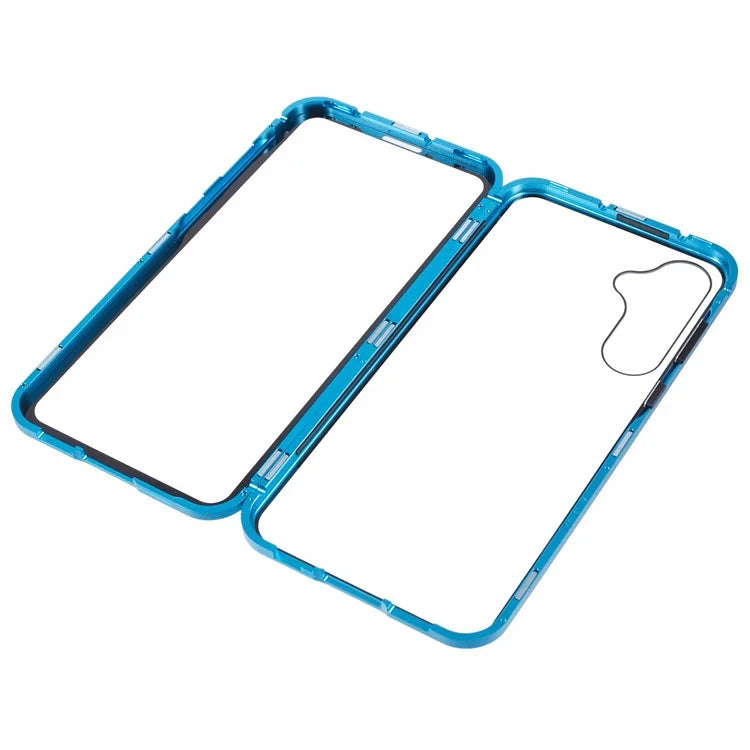 For Samsung Galaxy A15 5G Case Double Sided HD Tempered Glass Phone Shell Magnetic Full Protection Phone Cover