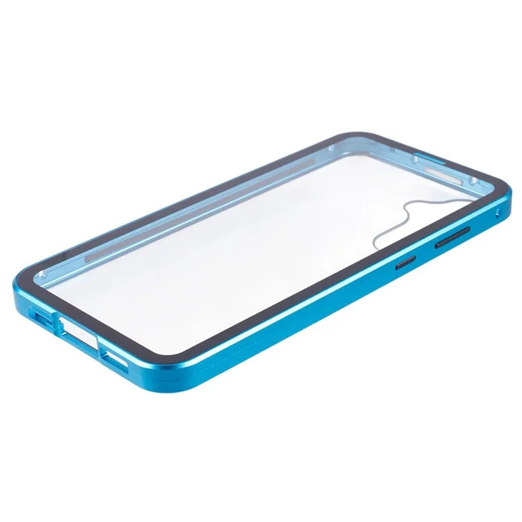 For Samsung Galaxy A15 5G Case Double Sided HD Tempered Glass Phone Shell Magnetic Full Protection Phone Cover
