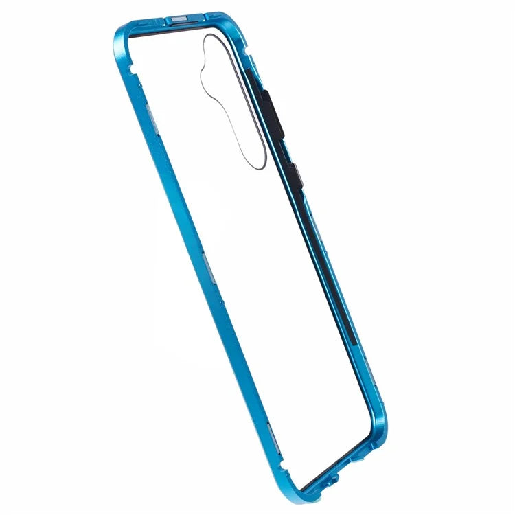 For Samsung Galaxy A15 5G Case Double Sided HD Tempered Glass Phone Shell Magnetic Full Protection Phone Cover