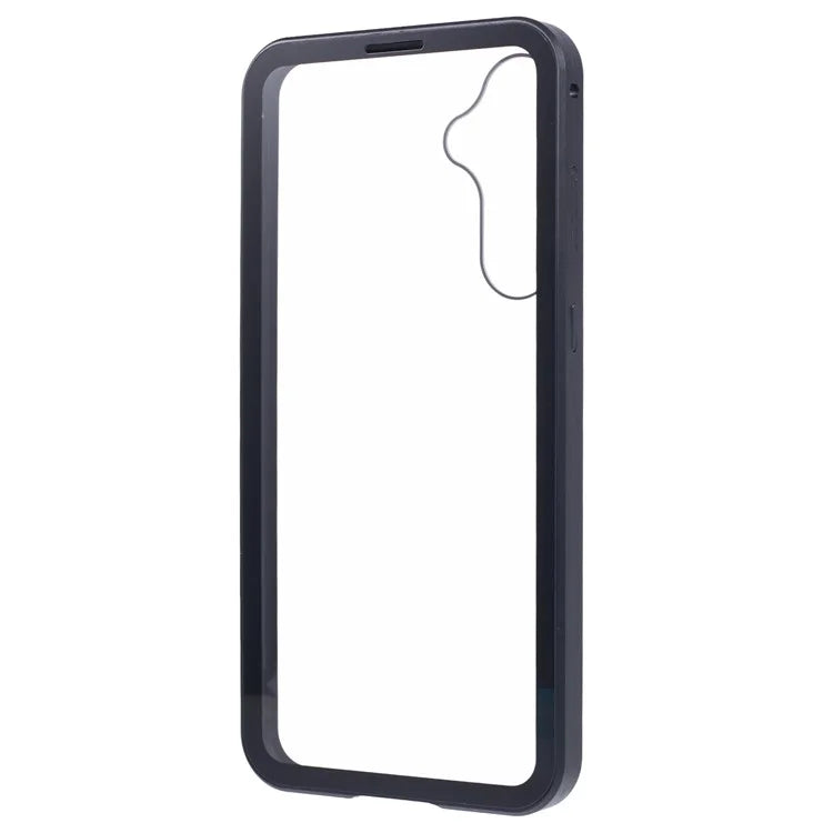 For Samsung Galaxy A15 5G Case Double Sided HD Tempered Glass Phone Shell Magnetic Full Protection Phone Cover