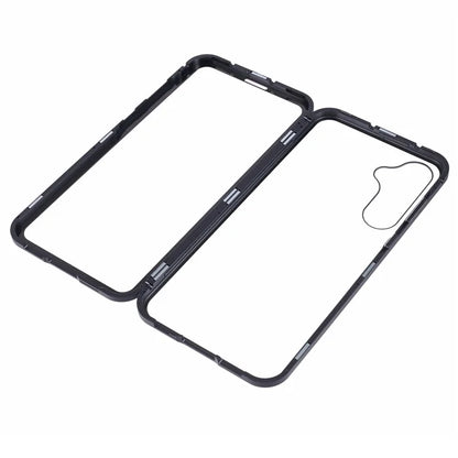 For Samsung Galaxy A15 5G Case Double Sided HD Tempered Glass Phone Shell Magnetic Full Protection Phone Cover