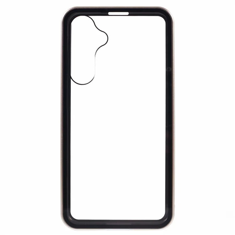 For Samsung Galaxy A15 5G Case Double Sided HD Tempered Glass Phone Shell Magnetic Full Protection Phone Cover
