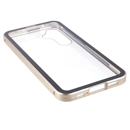 For Samsung Galaxy A15 5G Case Double Sided HD Tempered Glass Phone Shell Magnetic Full Protection Phone Cover