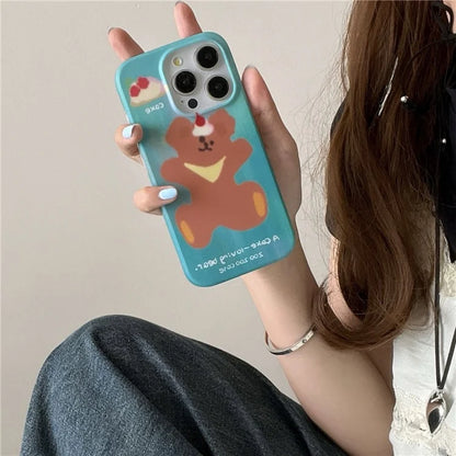 For iPhone 15 Pro Wholesale Case Animal Pattern IMD TPU Phone Shell