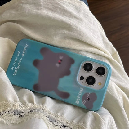 For iPhone 15 Pro Wholesale Case Animal Pattern IMD TPU Phone Shell