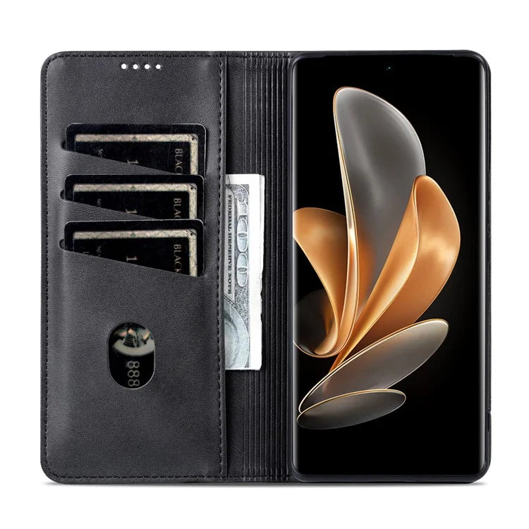 AZNS For Huawei Pura 70 Ultra Case PU Leather Magnetic Closure Shockproof Flip Phone Cover