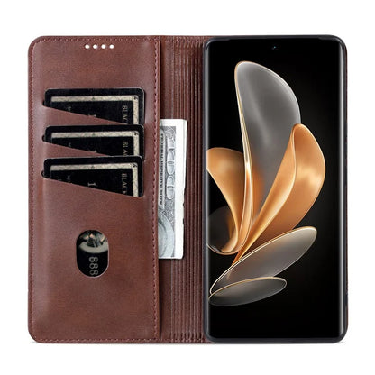 AZNS For Huawei Pura 70 Ultra Case PU Leather Magnetic Closure Shockproof Flip Phone Cover