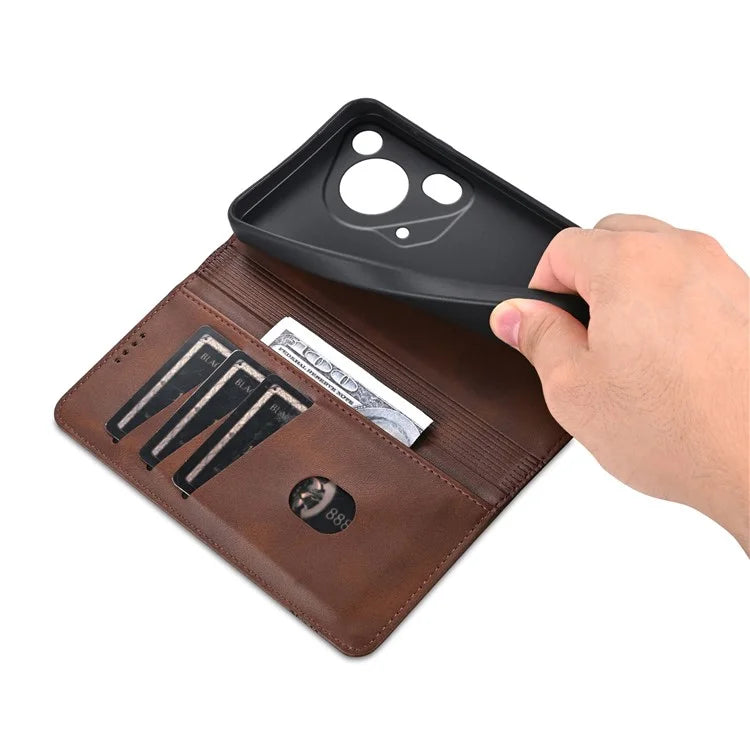 AZNS For Huawei Pura 70 Ultra Case PU Leather Magnetic Closure Shockproof Flip Phone Cover