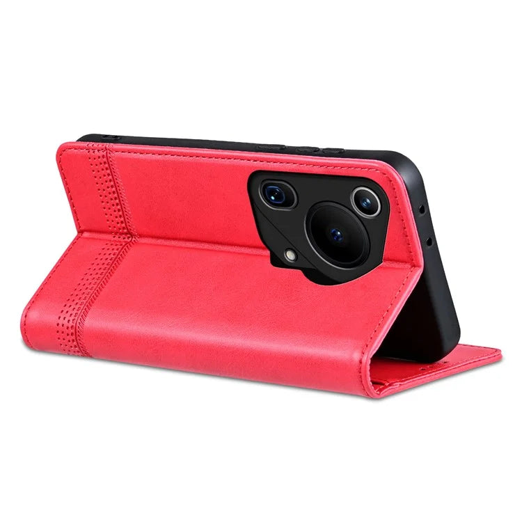 AZNS For Huawei Pura 70 Ultra Case PU Leather Magnetic Closure Shockproof Flip Phone Cover