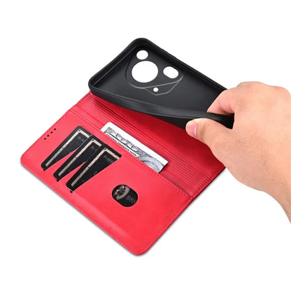 AZNS For Huawei Pura 70 Ultra Case PU Leather Magnetic Closure Shockproof Flip Phone Cover