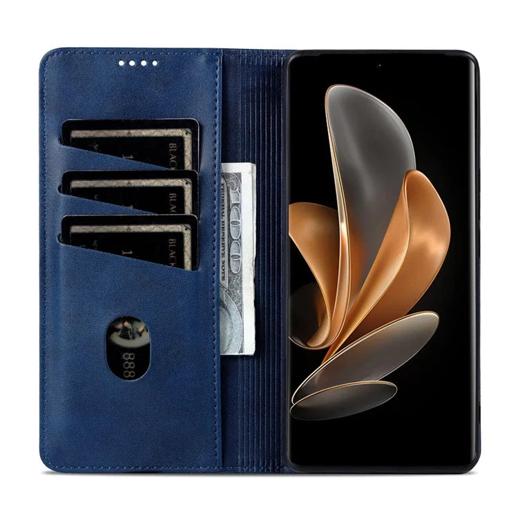 AZNS For Huawei Pura 70 Ultra Case PU Leather Magnetic Closure Shockproof Flip Phone Cover