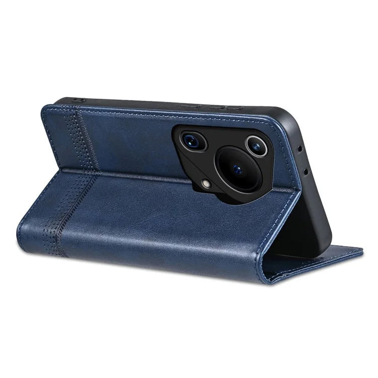 AZNS For Huawei Pura 70 Ultra Case PU Leather Magnetic Closure Shockproof Flip Phone Cover