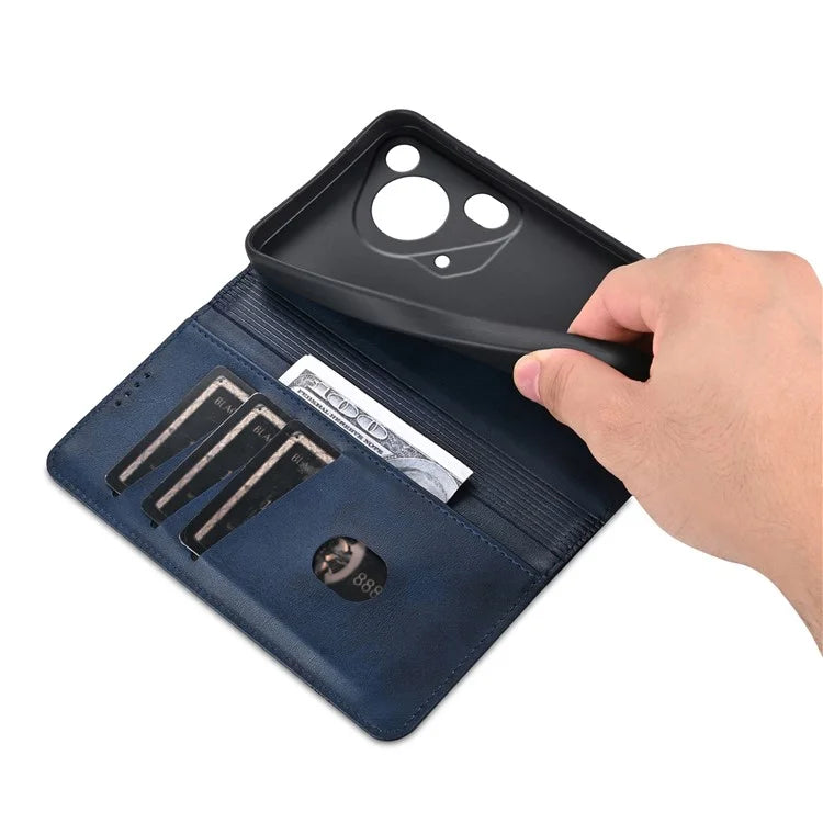 AZNS For Huawei Pura 70 Ultra Case PU Leather Magnetic Closure Shockproof Flip Phone Cover