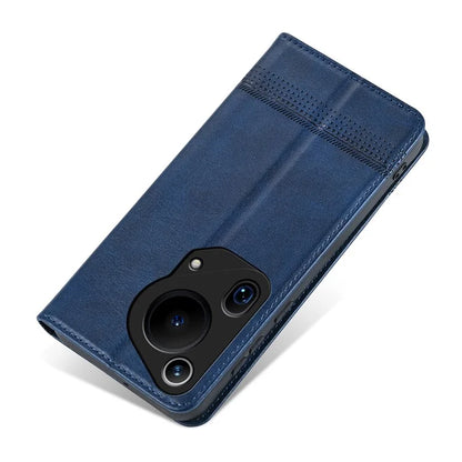 AZNS For Huawei Pura 70 Ultra Case PU Leather Magnetic Closure Shockproof Flip Phone Cover