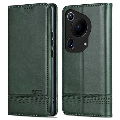AZNS For Huawei Pura 70 Ultra Case PU Leather Magnetic Closure Shockproof Flip Phone Cover