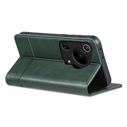 AZNS For Huawei Pura 70 Ultra Case PU Leather Magnetic Closure Shockproof Flip Phone Cover