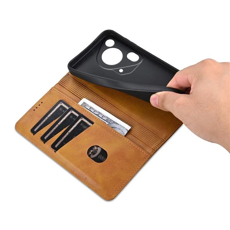 AZNS For Huawei Pura 70 Ultra Case PU Leather Magnetic Closure Shockproof Flip Phone Cover