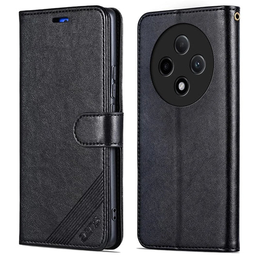 AZNS For Oppo A3 Pro (China) 5G Case TPU Inner Shell Leather Card Holder Wallet Phone Cover