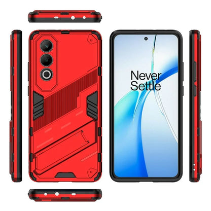 For OnePlus Nord CE4 5G Kickstand Case PC+TPU Anti-scratch Phone Cover