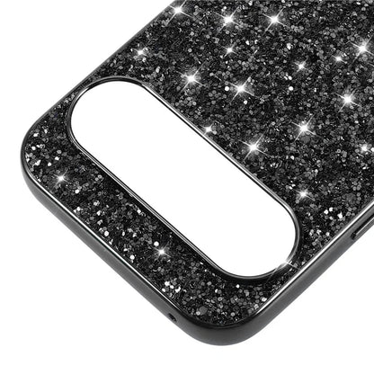 For Google Pixel 9 Pro XL Case Shock-Absorbent TPU+PC Sequins Bling Phone Back Cover