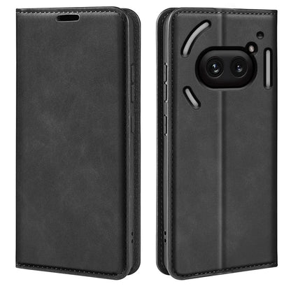 For Nothing Phone (2a) Case PU Leather Stand Phone Protective Cover Skin Touch Phone Shell