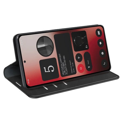 For Nothing Phone (2a) Case PU Leather Stand Phone Protective Cover Skin Touch Phone Shell