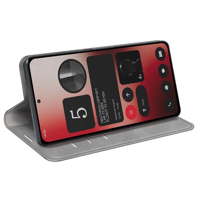 For Nothing Phone (2a) Case PU Leather Stand Phone Protective Cover Skin Touch Phone Shell