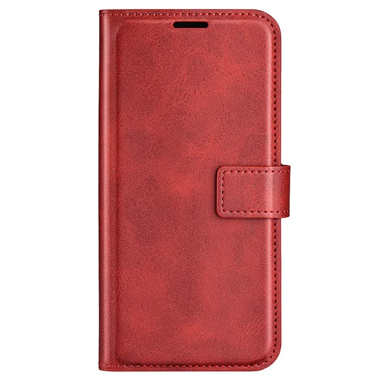 For Nothing Phone (2a) Case PU Leather+TPU Phone Shell Calf Texture Wallet Stand Cover