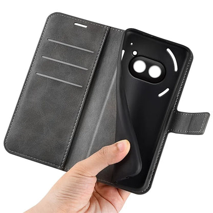For Nothing Phone (2a) Case PU Leather+TPU Phone Shell Calf Texture Wallet Stand Cover