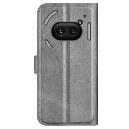 For Nothing Phone (2a) Case PU Leather+TPU Phone Shell Calf Texture Wallet Stand Cover