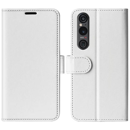 For Sony Xperia 1 VI Case Crazy Horse Texture PU Leather Stand Magnetic Protect Phone Cover