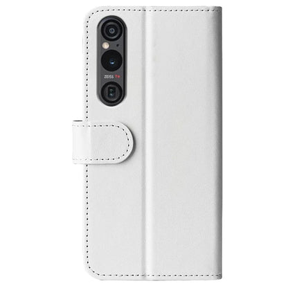 For Sony Xperia 1 VI Case Crazy Horse Texture PU Leather Stand Magnetic Protect Phone Cover