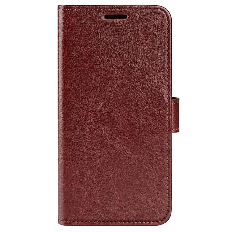 For Sony Xperia 1 VI Case Crazy Horse Texture PU Leather Stand Magnetic Protect Phone Cover