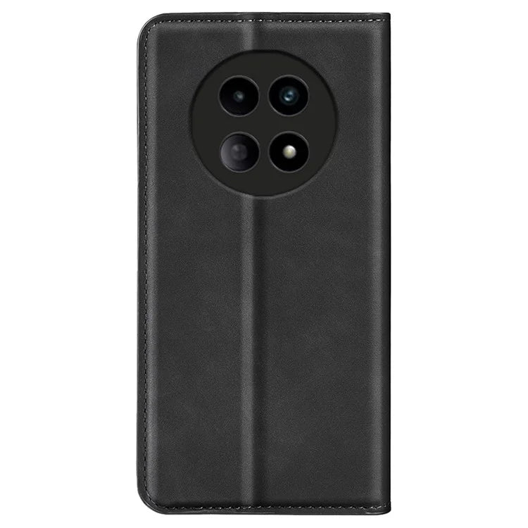 For Realme 12 5G Case Drop-resistant PU Leather Wallet Skin Touch Phone Shell