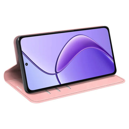 For Realme 12 5G Case Drop-resistant PU Leather Wallet Skin Touch Phone Shell