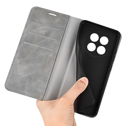 For Realme 12 5G Case Drop-resistant PU Leather Wallet Skin Touch Phone Shell