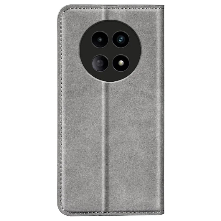 For Realme 12 5G Case Drop-resistant PU Leather Wallet Skin Touch Phone Shell