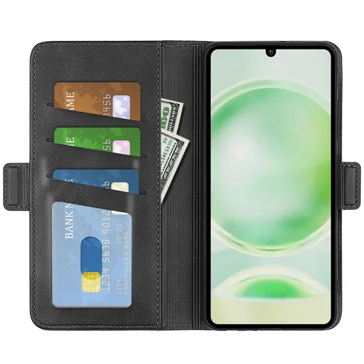For Sharp Aquos Sense 8 Leather Case Wallet Stand Protective Cover Anti-scratch Cell Phone Shell