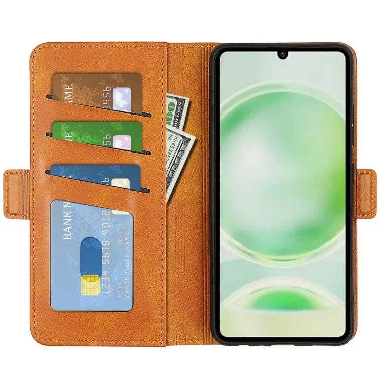 For Sharp Aquos Sense 8 Leather Case Wallet Stand Protective Cover Anti-scratch Cell Phone Shell