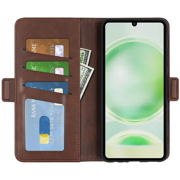 For Sharp Aquos Sense 8 Leather Case Wallet Stand Protective Cover Anti-scratch Cell Phone Shell