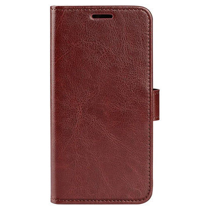 For Sharp Aquos Sense 8 Case PU Leather+TPU Flip Phone Back Cover Crazy Horse Texture