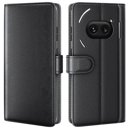 For Nothing Phone (2a) Case Wallet Card Holder Genuine Split Leather Mobile Phone Cover