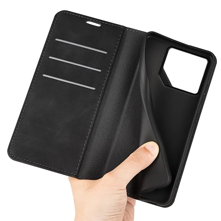 For Asus ROG Phone 8 5G / Phone 8 Pro 5G Case PU Leather Skin Touch Flip Stand View Phone Cover